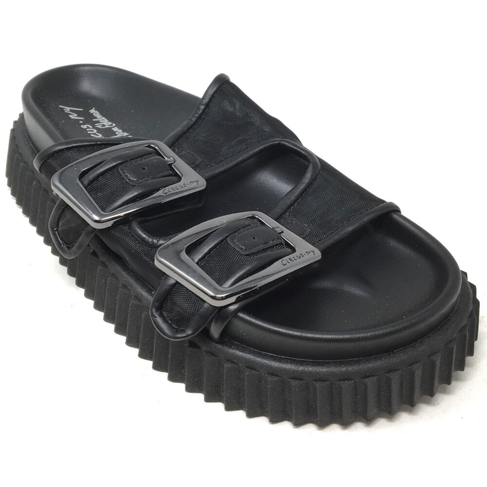 Circus NY by Sam Edelman CRIS Women's Size 7 Black Mesh Slip-on Slide Sandal